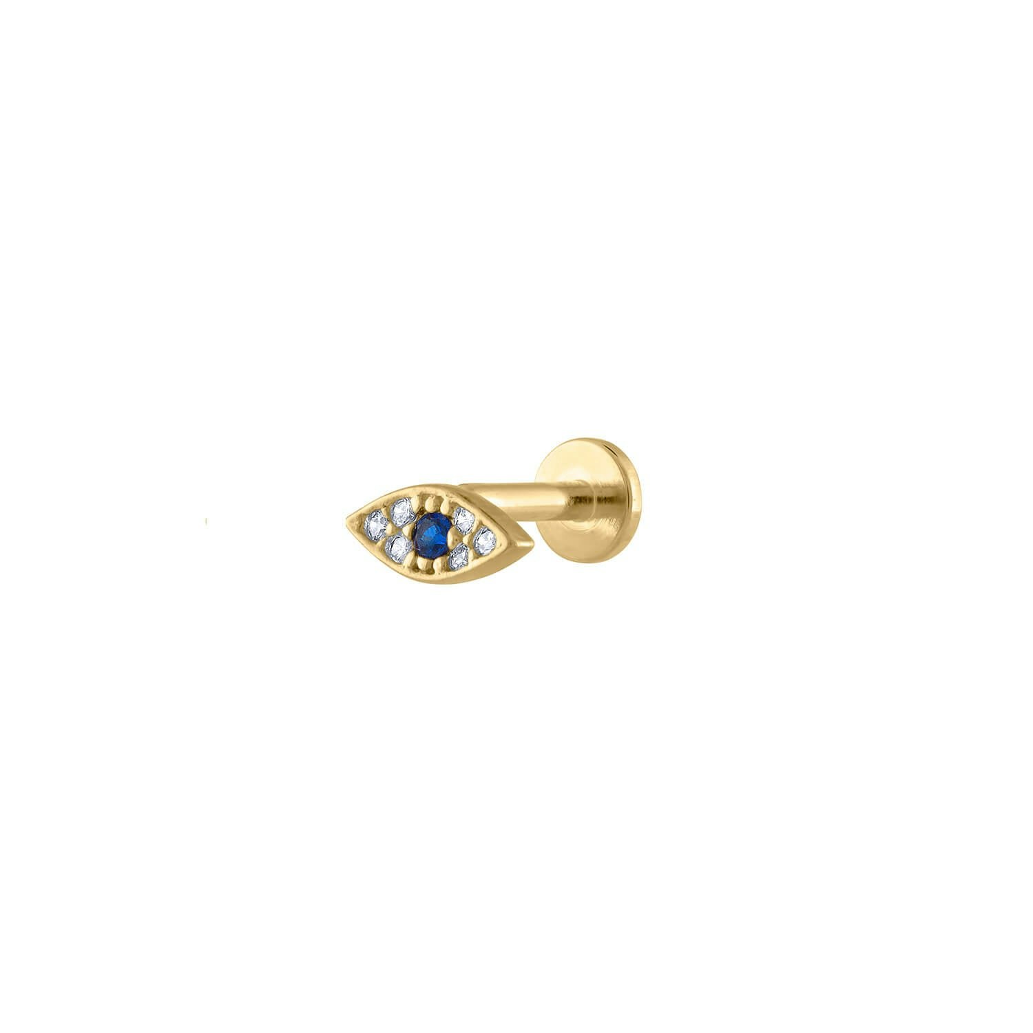 Gold Evil Eye Earrings – ANTOANETTA